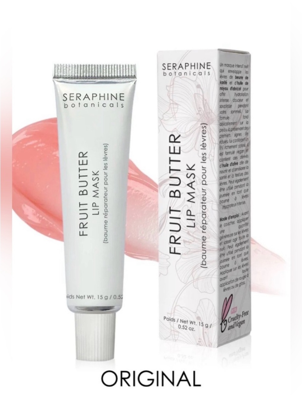 Brand new in box (NIB) Seraphine Botanicals Fruit Butter Lip Mask in "Original"